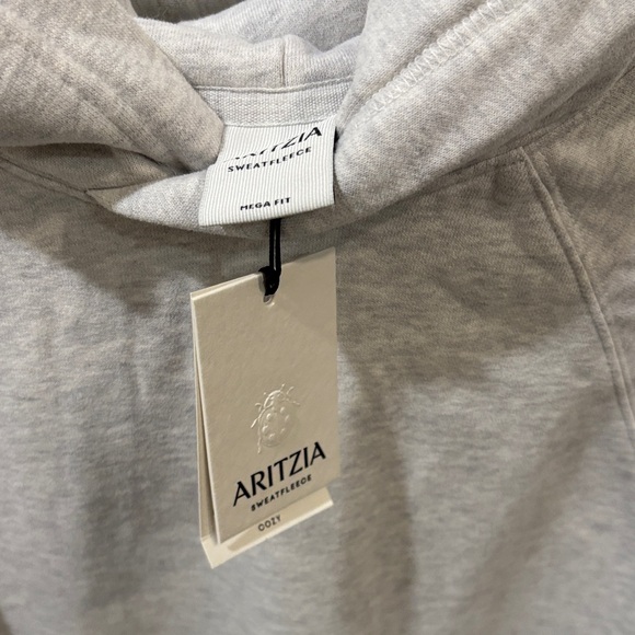 NWT Aritzia Cozy Sweatfleece Mega Raglan Hoodie - Picture 6 of 7